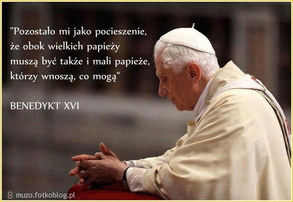 "Mały" Benedykt XVI.