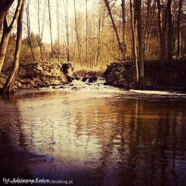 mały wodospad w Borzymiu :)
