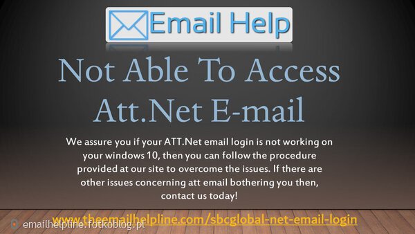 Not Able To Access Att Net E-mail