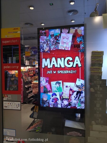 Manga już w sprzedaży - Kiosk w Galerii na Rondzie Czyżyńskim