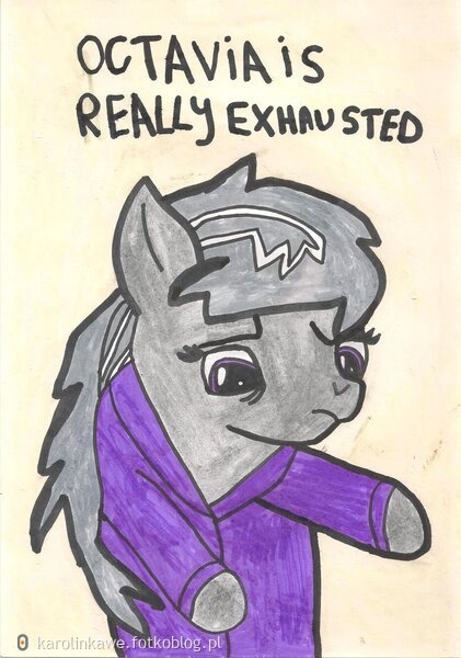 Octavia Is Really Exhausted - My Little Pony (2)
