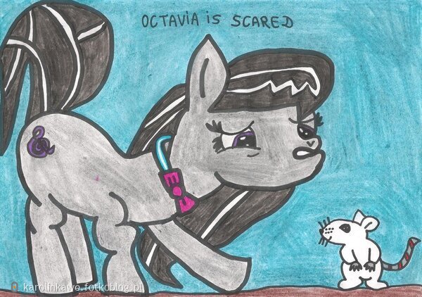 Octavia Is Scared - My Little Pony 
