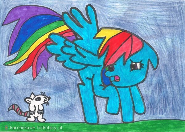 Rainbow Dash Is Scared - My Little Pony 