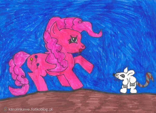 Pinkie Pie Is Scared - My Little Pony 