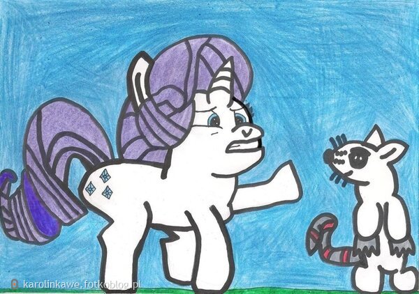 Rarity Is Scared - My Little Pony 