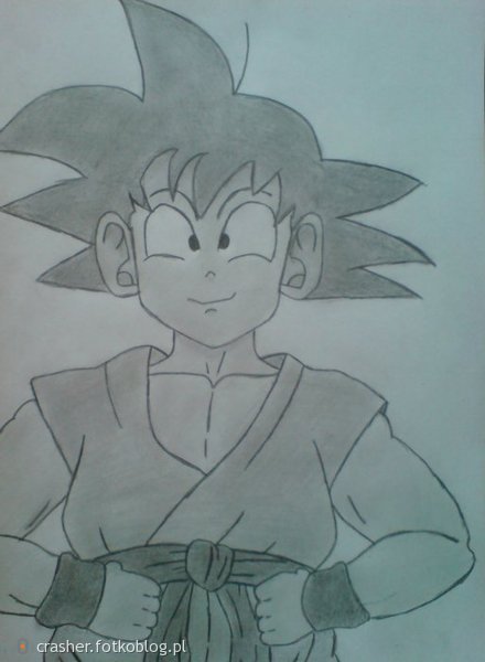 Młody Son Goku.
