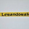 Lewandowski :)  :: Bransoletka zrobiona dla fana właśnie tego pana :)
Jeśli masz pomysł na własną bransoletkę - pisz do 