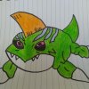 Groźny Betamon - Digimon Adventure   :: http://www.fotkoblog.pl/profil/karolinkawe/wpis/235161/betamon 