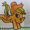 Applejack Kopiąca w drzewo - my little pony   ::  
