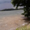   :: Nasze Barlineckie jezioro chwile przed burza. ; p
&nbsp;
A ja zamiast uciekac przed burza do dom 