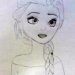 Mój rysunek - Elza  :: M&oacute;j rysunek, Elza z filmu Frozen ♡ 