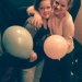 Moja kochana przyjaciułka ?  :: Pomagalismy dmuchac wczoraj 1500 balon&oacute;w na bal karnawałowy dla rodzic&oacute;w ☺ 