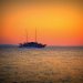 statek na tle kolorowego zachodu słońca ;)  :: Chorwacja <3 