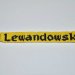 Lewandowski :)  :: Bransoletka zrobiona dla fana właśnie tego pana :)
Jeśli masz pomysł na własną bransoletkę -  