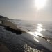 obraz słońca , brzegu i wody Bałtyku.  ::  